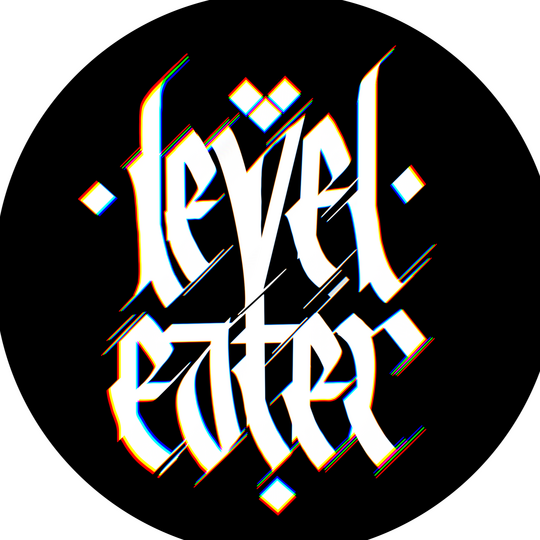 The Level Eater calligraphy logo